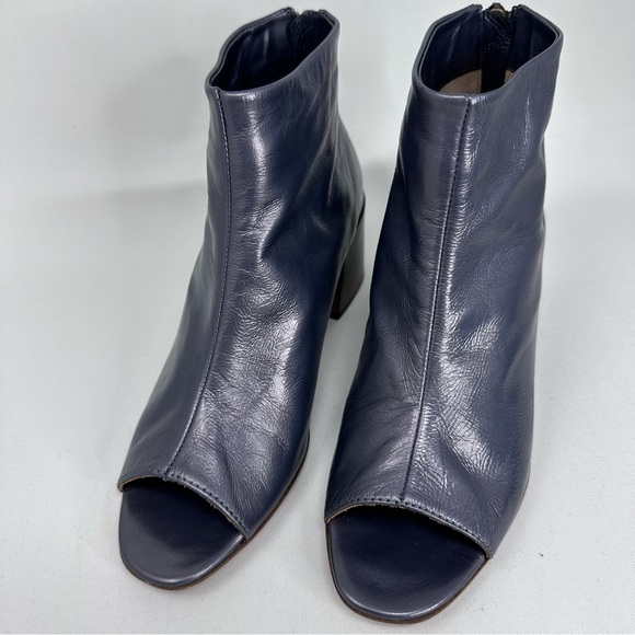 Alberto Fermani Solara Womens Crinkled Peep-Toe Bootie - Picture 5 of 15